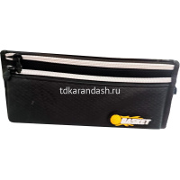 Пенал "Basket" 22х9,5х7см прямоугольный, 2 отделения, 1 карман, текстиль, с ручкой, на липучке, 3 цв от магазина "Карандаш"