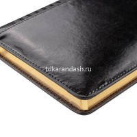 Ежедневник недатированный А5 "Image" 272стр., черный, золотой срез, искусственная кожа 3-346/01 от магазина "Карандаш"