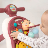 Каталка-ходунок 44х43см развивающая, пластик (свет,звук) B2303047 от магазина "Карандаш"