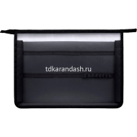 Папка на молнии А4 "Bricks" 340х245х75мм 2 отделения с вкладышем, пластик AMt_07073 от магазина "Карандаш"