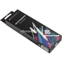 Набор мастихинов 2шт, пластик (2 формы овал+треугольник, 20 сменных губок) 2501422245 от магазина "Карандаш"