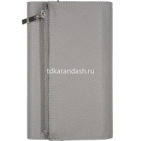 Ежедневник недатированный А5 "Dolce Vita" 192стр., темно-серый, карман на молнии, искусственная кожа от магазина "Карандаш"