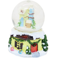 Статуэтка-шар "Дед Мороз,Снеговик" 4,5см 4 цвета Y8170-19 от магазина "Карандаш"