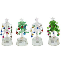 Сувенир Ель 9,5см светящаяся, пластик Y3692-16 от магазина "Карандаш"