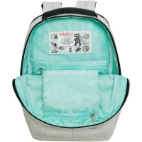 Рюкзак 42х28х14см, 640гр, 2 отделения, 3 кармана, серо-бежевый RD-447-2/5 от магазина "Карандаш"