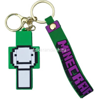 Брелок Герои Minecraft. Вид №2 7х3,5см с карабином, пвх/металл 5 видов M-2438 от магазина "Карандаш"
