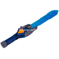 Меч 60х10см "Отважный герой" светящийся, пластик (3 звуковых режима) MK6873 от магазина "Карандаш"