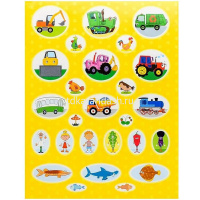 Книжка с наклейками "Синий трактор. Мои друзья" 4стр. (51 наклейка) 978-5-00033-842-1 от магазина "Карандаш"