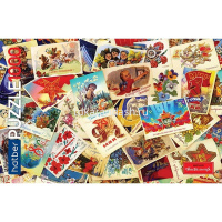 Пазлы 1000 эл. "Premium. Ностальгия. Открытки СССР" 68х48см 1000ПЗ2_30526/084091 от магазина "Карандаш"