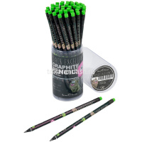 Карандаш чернографитный "Black Excellence. Monsters" HB, с ластиком, трехгранный, пластиковый корпус от магазина "Карандаш"