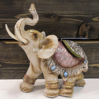 Сувенир "Слон" 13,5х11см со стразами, полистоун Y10363-24 от магазина "Карандаш"