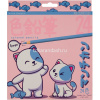 Карандаши 24 цвета "Kawaii animals" круглые, пластиковые, картон, 4 вида 30-0129 от магазина "Карандаш"