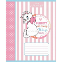 Тетрадь А5 12л линия "Кошечка Мари" на скобе 5 дизайнов 12Т5В2/068760 от магазина "Карандаш"