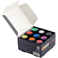 Набор красок д/ткани 9*20мл неоновые, картон 41412017 от магазина "Карандаш"