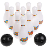 Игра "Боулинг" пластик 26х20см (10 кеглей, 2 шара) B1916819 от магазина "Карандаш"