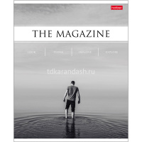 Тетрадь А5 96л клетка "The magazine" на скобе выборочный лак, 5 дизайнов 96Т5вмВ1/057328 от магазина "Карандаш"