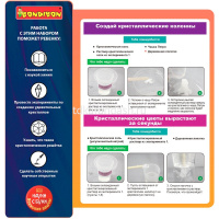 Набор опытов "Юный химик. Фигурные кристаллы" 23х15х6см ВВ4721 от магазина "Карандаш"