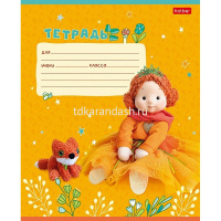 Тетрадь А5 12л клетка "Минималини" на скобе 5 дизайнов 080063 от магазина "Карандаш"