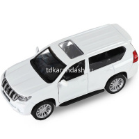 Машина "Land Cruiser Prado" белая, инерционная, металл 17,5см (свет, звук, откр.двери) JB1251023 от магазина "Карандаш"