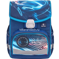Ранец "Race blue" 35х26х17см, 680гр, 1 отделение, 3 кармана 405-45/9 от магазина "Карандаш"