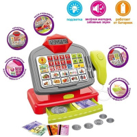 Набор "Супермаркет" на бат. калькулятор, сканер, касса с деньгами, LCD дисплей ZY817142 от магазина "Карандаш"