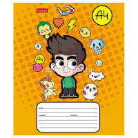 Тетрадь А5 12л крупная клетка "Влад А4" на скобе 5 дизайнов 082392 от магазина "Карандаш"