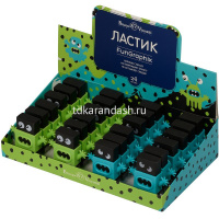 Ластик "FunGraphix. Монстрики" прямоугольный 2 цвета копуса 42-0040 от магазина "Карандаш"
