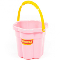 Ведро-цветок среднее №3 16x16x14,7см ассорти, пластик 35431 от магазина "Карандаш"