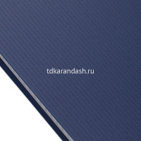 Блокнот А5 80л "Velvet. Синий" клетка, на спирали, пластиковая обложка 081541 от магазина "Карандаш"