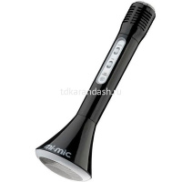 Микрофон-караоке 26см беспроводной Bluetooth, слот карты памяти Y4651-16 от магазина "Карандаш"