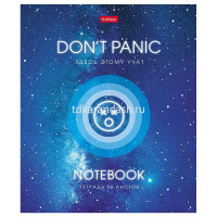 Тетрадь А5 96л клетка "Здесь этому учат" на скобе выборочный лак 5 дизайнов 075389 от магазина "Карандаш"