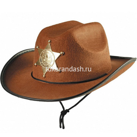 Шляпа Шерифа 2 цвета Y7203-18