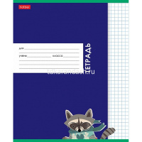 Тетрадь А5 12л клетка "Сами с усами" на скобе 5 дизайнов 12Т5В1/075825 от магазина "Карандаш"