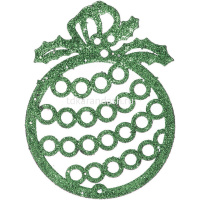 Набор ёлочных украшений 3шт "Шар" 10см 6 цветов пластик Y3763-16 от магазина "Карандаш"