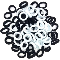 Резинка для волос 2,5см 50 шт. черно-белые в зип-пакете 16х11см 11890-24 от магазина "Карандаш"