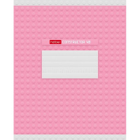 Тетрадь А5 48л клетка "Constructor" на скобе глянцевая ламинация 5 дизайнов 075079 от магазина "Карандаш"