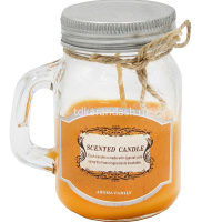 Свеча в подсвечнике ароматизированная 5,5х8,5см 5 цветов Y6405-18 от магазина "Карандаш"