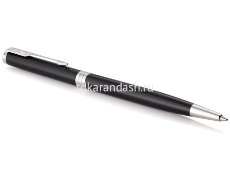 Ручка РШ "Parker Sonnet Slim Lacquer Deep Black CT" M черная 1931503 от магазина "Карандаш"