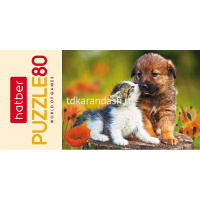 Пазлы 80 эл. "Пушистые друзья" 23х16,5см 80ПЗ5_25830/077036 от магазина "Карандаш"