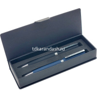 Футляр для 2-х ручек прямоугольный, искусственная кожа, черный 2-695/02 от магазина "Карандаш"