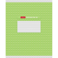 Тетрадь А5 48л клетка "Constructor" на скобе глянцевая ламинация 5 дизайнов 075079 от магазина "Карандаш"