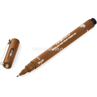 Ручка-кисть капиллярная "PINBR-200" сепия 161098 от магазина "Карандаш"