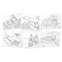 Раскраска-игра (мини) "Готовимся к школе. Кто больше" Куликова Е.Н., Самусенко О.А. 16 стр. от магазина "Карандаш"