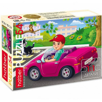 Пазлы 54 эл. "Веселые гонки" 13х17,5см 4 дизайна 54ПЗ5/069132 от магазина "Карандаш"