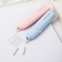 Ластик электрический "Macaron" с вентилятором, голубой, в блистере EH02701 от магазина "Карандаш"