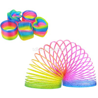 Спираль "Радуга" 6х6см с блестками Y7707-18 от магазина "Карандаш"