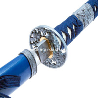 Катана самурайский меч 104см в темно-синих ножнах металл AG-194 от магазина "Карандаш"