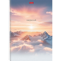 Тетрадь А4 96л клетка "В моменте" на спирали, перфорация на отрыв, матовая ламинация 2 дизайна от магазина "Карандаш"