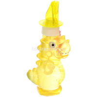 Мыльные пузыри "Динозавр" 15см, 2 отверстия, 4 цвета, со свистком PS2624 от магазина "Карандаш"