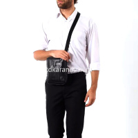 Сумка "Urban" 17,5x22,5x5см, 1 отделение, черная, натуральная кожа CA3084UB00/N от магазина "Карандаш"